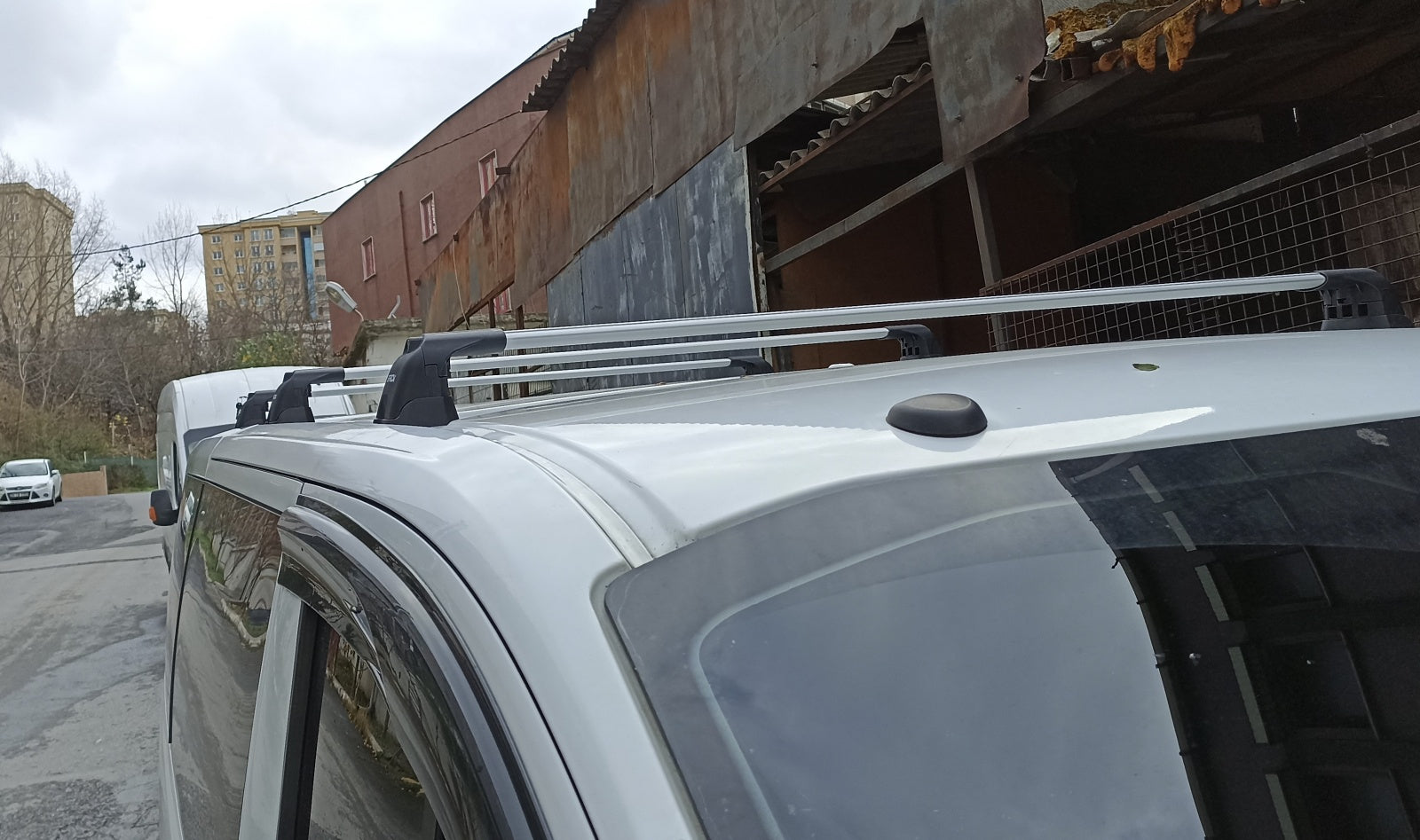 Ford Transit Custom Roof Racks Cross Bars Rails Top Carrier Alu Black 2014-2022 Ford Transit Custom Roof Racks Cross Bars Rails Top Carrier Alu Black 2014-2022